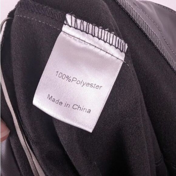 Emerson Lang faux long grey leather skirt - size M - Picture 10 of 10